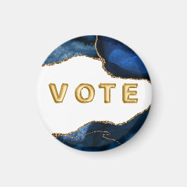 Íman Voto de Safira Ágata com Veias de Ouro