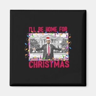 Íman Vou Estar Em Casa Para Papais noeis De Natal Engra