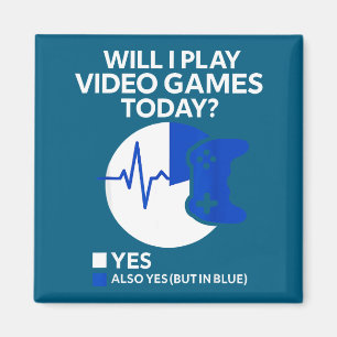 Íman Vou Jogar Video Games Hoje Jogo Divertido de Jogos