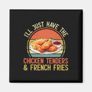 Íman Vou Pegar Só Os Tenders De Frango E Batatas Fritas