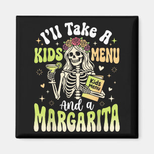 Íman Vou Pegar Um Menu Infantil E Uma Margarita