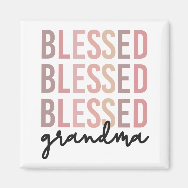 Íman Vovó abençoada | Presentes para a avó (Frente)