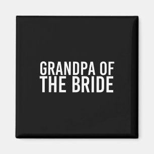 Íman Vovô Da Camisa Da Noiva Engraçada Par De Casamento
