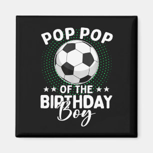 Íman Vovô do Menino de Aniversário do Jogador de Futebo