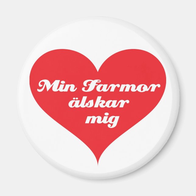 Íman Vovó me ama sueca (Frente)