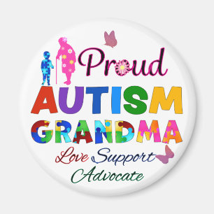 Íman Vovó Orgulhosa Autismo