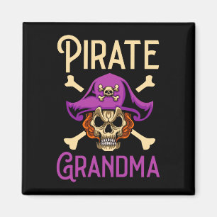 Íman Vovó pirata masculina avó pirata