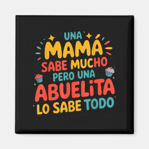 Íman Vovó Sabe Tudo Dia Das Mães Espanhol Avó