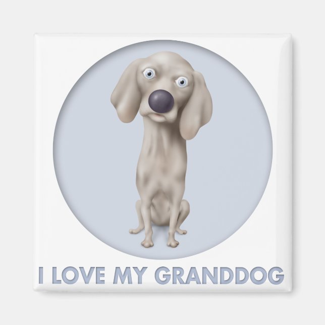 Íman Vovô Weimaraner (Frente)