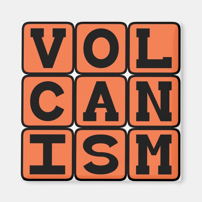 Íman Vulcanismo, Erupção de Rocha Fundida (Frente)