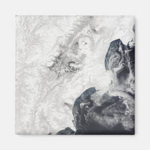 Íman Vulcões na Península Central de Kamchatka