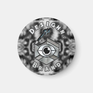 Íman W4VE DESIGHN.   "Logotipo v2" Magnet