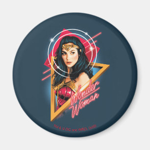 Íman W84 Crachá de Caráter Retrowave da Mulher Marav