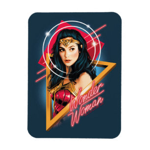 Íman W84  Crachá de Caráter Retrowave da Mulher Marav