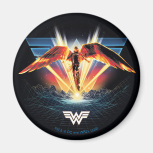 Íman W84  Gráfico da Mulher Maravilha anos 80