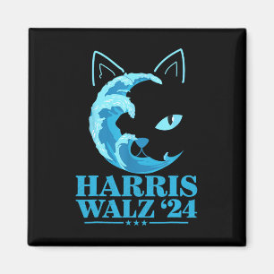 Íman W 24 Onda Azul De Mulheres De Gato Votam Em Kamala