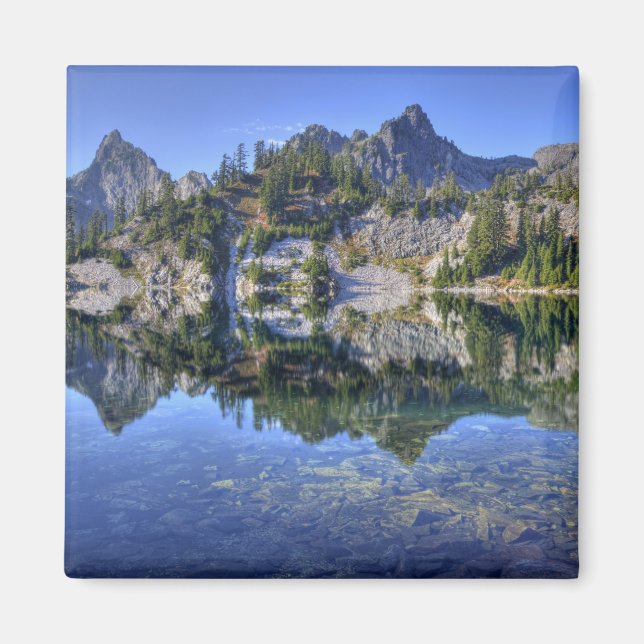 Íman WA, Alpine Lakes Wilderness, Gem Lake, com 2 (Frente)