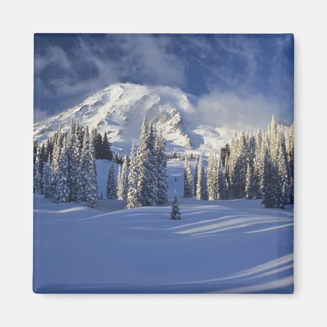 Íman WA, Parque Nacional Mt. Rainier, Mt. Rainier e Par (Frente)