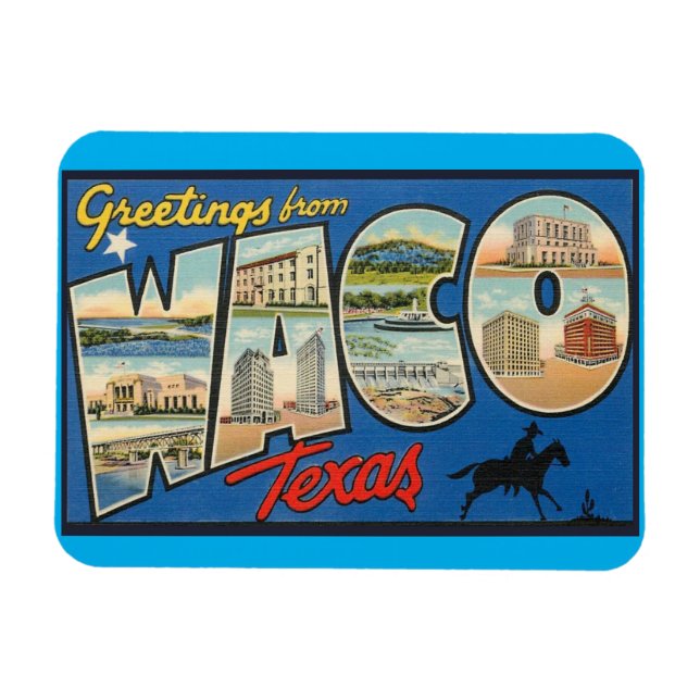 Íman Waco Texas Magnet (Horizontal)