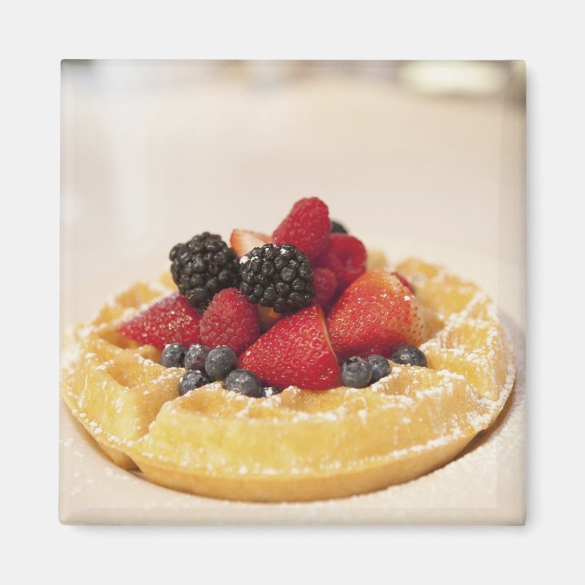 Íman Waffle de fruta fresca (Frente)