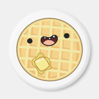 Íman Waffle de Manteiga Kawaii