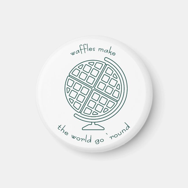 Íman Waffle World Magnet (Frente)