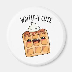 Íman Waffle y Funny Waffle Pun