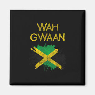 Íman Wah Gwaan Bandeira da Jamaica Orgulho Jamaicano Re