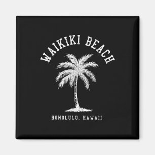 Íman Waikiki Beach Honolulu Hawaii Vintage Hawaiian Isl