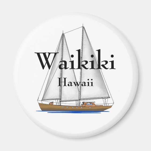 Íman Waikiki Hawaii (Frente)