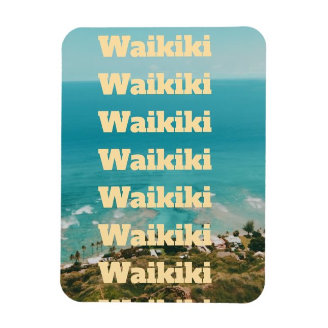 Íman Waikiki, Honolulu, Oahu, Havaí (Vertical)