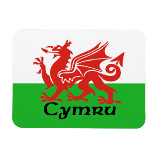Íman Wales Flag Magnet