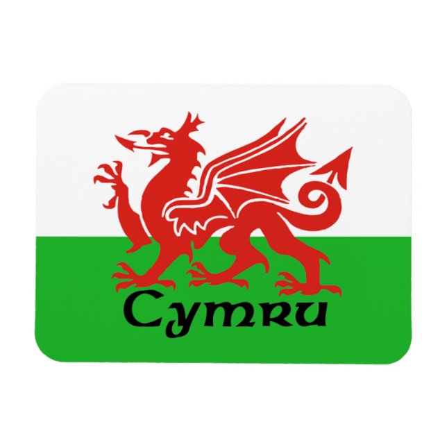 Íman Wales Flag Magnet (Horizontal)