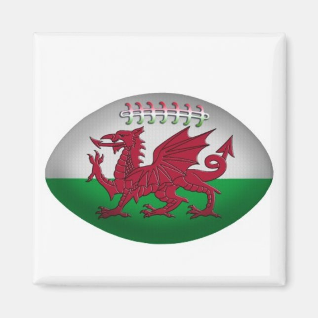 Íman Wales Rugby Ball (Frente)