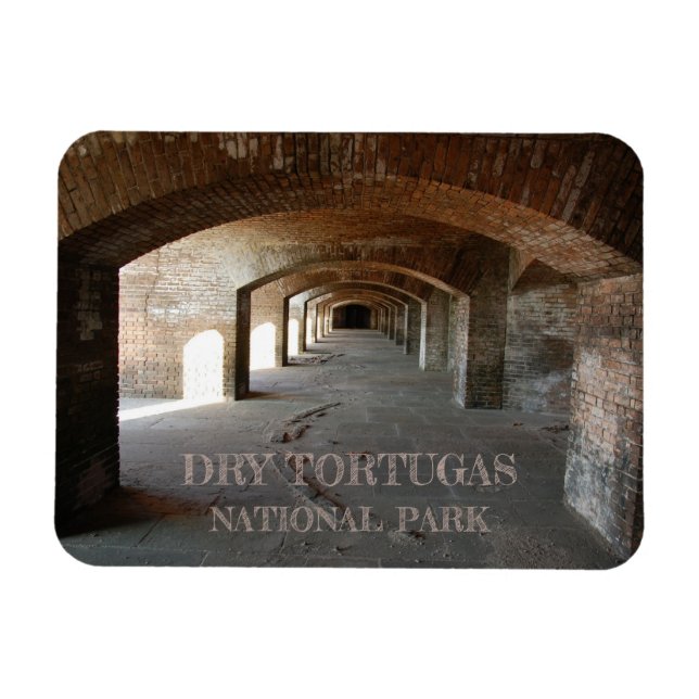 Íman Walkway Arches, Forte Jefferson, Tortugas Seco (Horizontal)