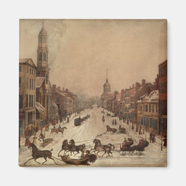 Íman Wall Street no inverno (Frente)