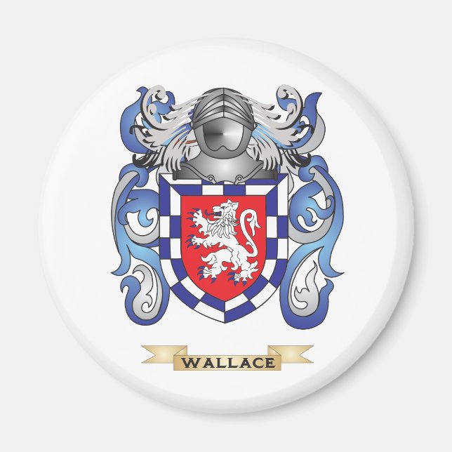 Íman Wallace Family Crest (Casaco de Armas) (Frente)