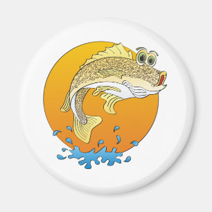 Íman Walleye dos desenhos animados