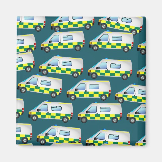 Íman Wallpaper Ambulance (Frente)