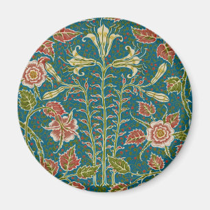 Íman Walter Crane Antiga Flor de Lírio e Rosa