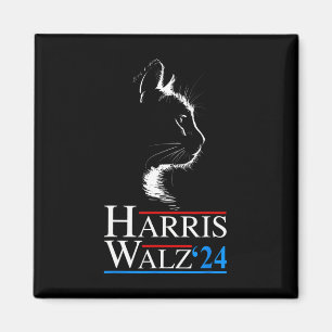 Íman Waltz 2024 Eleição Engraçado Cat Kamala Harris Tim