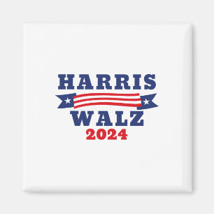 Íman Walz 2024 Bandeira Americana Kamala Harris Tim Wal