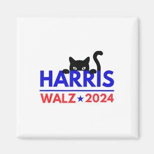 Íman Walz 2024 Engraçado Eleição Gato Kamala Harris Tim