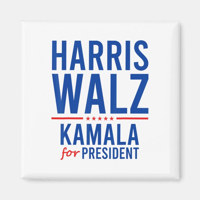 Íman Walz 2024 Kamala Harris Para O Presidente Tim Walz (Frente)
