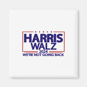 Íman Walz 2024 Não vamos voltar Kamala Harris Vp Wa