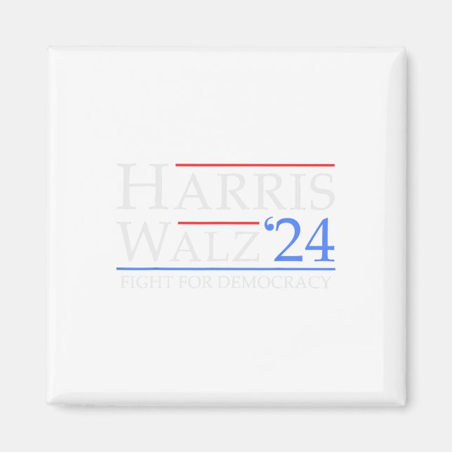 Íman Walz 2024 Save Democracy 2024 Eletion Funny Harri (Frente)