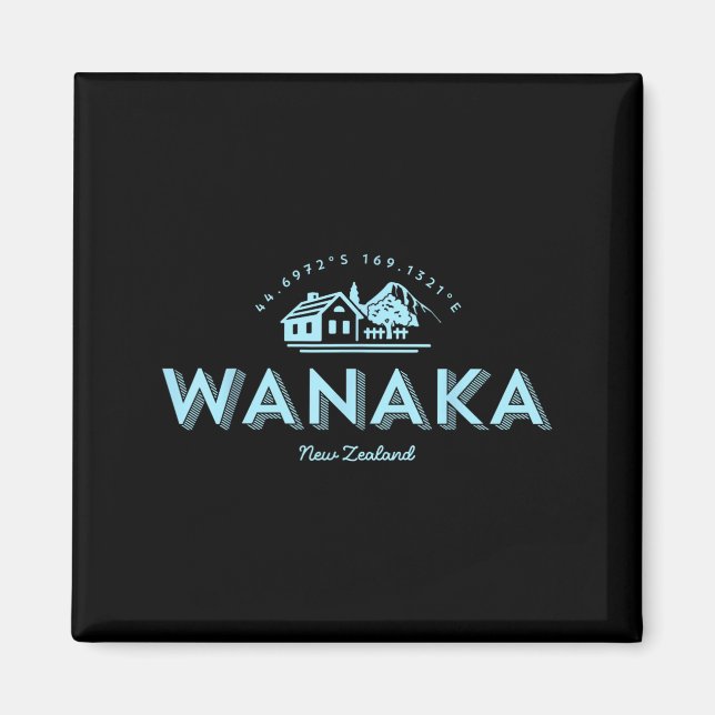 Íman Wanaka Mountain Vacing Nova Zelândia (Frente)