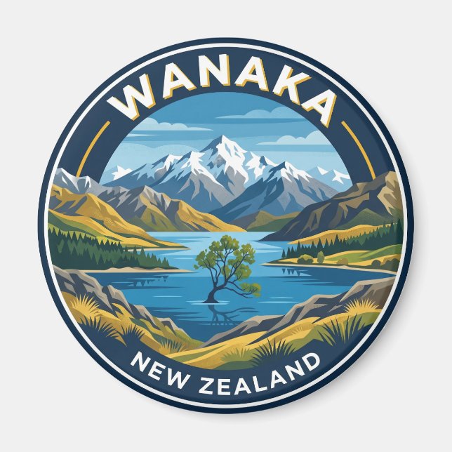 Íman Wanaka Nova Zelândia (Frente)