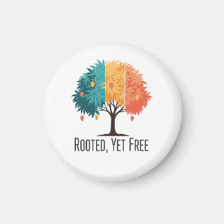 Íman WanderBloom – Artistic Souvenir Magnet from India"