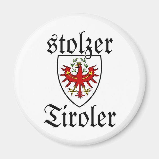 Íman Wappen Österreich Stolzer Tiroler (Frente)